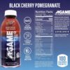 A-GAME Sports Drink, Black Cherry Pomegranate, The Ultimate Hydration Sports Beverage for Athletes, 8 Essential Vitamins including B, C, & E plus Natural Sea Salt Electrolytes, All Natural Flavors & Sweeteners, Gluten Free, 16.9 Fl Oz (Pack of 12)