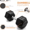 81BoZY4heNL._AC_SL1500_.jpg CAP Barbell Coated Hex Dumbbell Weight | Multiple Options