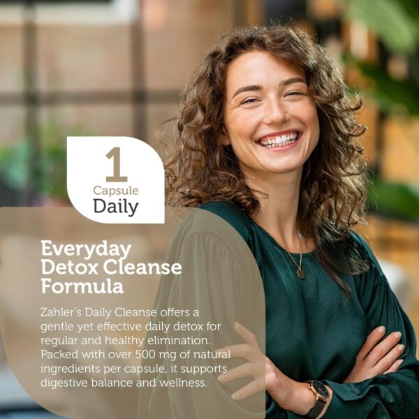 Zahler Daily Cleanse, Digestive Cleanse & Detox Formula, Supports Healthy and Regular Elimination, 60 Capsules.