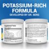 Dr. Berg Zero Sugar Hydration Keto Electrolyte Powder - Enhanced w/ 1000 mg of Potassium & Real Pink Himalayan Salt (NOT Table Salt) - Raspberry & Lemon Flavor Hydration Drink Supplement - 50 Servings