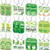48 Pcs Mental Health Matter Dog Tag 23.62 Inch Charm Necklace Dog Tag Necklaces for Adult Team Favors Mental Health Themed 12 Styles