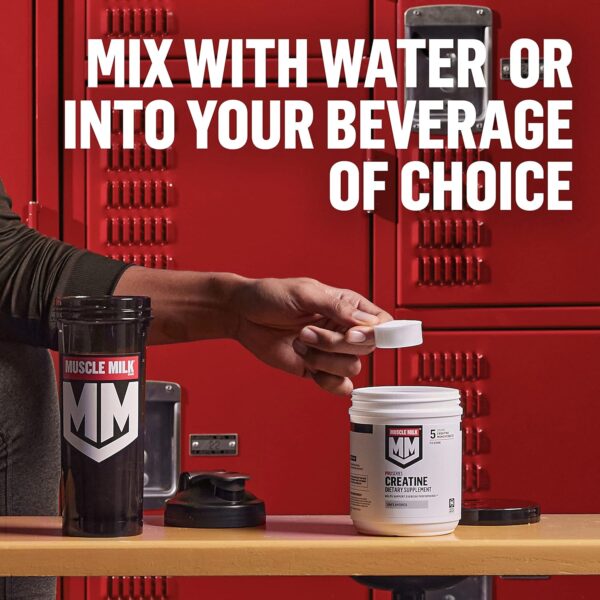 Muscle Milk Pro Series Creatine Powder Supplement, Unflavored, 1.1 Pound, 100 Servings, 5g Creatine Monohydrate, NSF Certified for Sport, Packaging May Vary