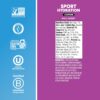 Nuun Sport + Caffeine Electrolyte Tablets - Dissolvable in Water, Wild Berry Flavor, 5 Essential Electrolytes for Hydration, 1g Sugar Drink Mix, Vegan, Non-GMO, 8 Pack (80 Total Servings)