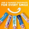 Arm & Hammer Advance White Toothpaste, Clean Mint Flavor, Stain Defense Technology, 6 Ounce (Pack of 4)