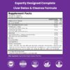 NutraChamps Liver Cleanse Detox & Repair Formula, 20+ Herbs: Milk Thistle Extract with Silymarin, Artichoke, Dandelion, Chicory Root Powder, Liver Support Pills Supplement, 60 Capsules