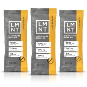 LMNT Zero Sugar Electrolytes - Orange Salt | Drink Mix | 30-Count