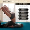 Gorilla Mats Premium Large Yoga Mat – 7' x 5' x 8mm Extra Thick & Ultra Comfortable, Non-Slip Barefoot Exercise Mat – Works Great on Any Floor for Stretching, Cardio or Home Workouts