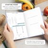 Clever Fox Food Journal - Daily Food Diary, Meal Planner to Track Calories & Nutrients, Weight Tracker Notebook, A5 (Light Blue)