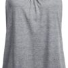 Miusey Womens Sleeveless Round Neck Loose Fit Racerback Yoga Tank Top