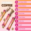 Skinny Boost Skinny Coffee- (Unflavored) Instant Sticks Made with Arabica Coffee, Garcinia Cambogia, Green Tea Extract, Coffee Bean Extract, and Prebiotics- Keto Friendly. (28 Packets)