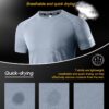 Boyzn 1 or 3 Pack Men's Workout Running Shirts, Dry Fit Moisture Wicking T-Shirts, Sports Gym Athletic Short Sleeve Shirts