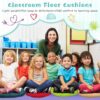 24 Pcs Round Floor Cushions Floor Pillows Meditation Seat Pillows Flexible Seating for Adults Kids 12 Colors Chair Cushions for Classroom, Nursery, Living Room, Yoga (Multi Color,Medium 15.7 Inch)