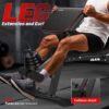 FLYBIRD Multifunctional Weight Bench with Leg Extension and Preacher Curl Pad, Adjustable and Foldable Workout Bench for Home Gym, 800LBS Weight Capacity Exercise Bench for Full Body Strength Training