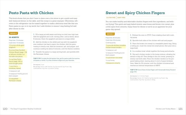 The Easy 5-Ingredient Healthy Cookbook: Simple Recipes to Make Healthy Eating Delicious