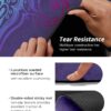 Round Meditation Pilates Yoga Mat Luxury Suede Large Yoga Mat Natural Rubber Non-Slip Base is ery Suitable for Meditation, Stretching, Yoga Environmental Protection, Fitness Exercise, Home and Outdoor. 140CM Diameter