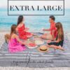 Giant Huge Thin Boho Throw Blanket Turkish Beach Blanket Towel Jumbo Extra Large XL XXL Big Oversized Outdoor Picnic Accessories Airplane Travel Essentials Camping Gears Must Haves Yard Yoga Mat Black
