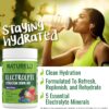 NATURELO Electrolyte Powder, Hydration and Mineral Drink Mix, Sugar Free & Non-GMO Berry Flavor 50 Servings