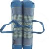 Foldable Cushion - Organic Kapok Filling, use Folded and Unfolded for Meditation, Soft Yoga Prop, Portable Cushion