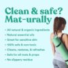 ASUTRA Yoga Mat Cleaner Spray (Energizing Peppermint), 4 fl oz - No Slippery Residue, Organic Essential Oils, Deep-Cleansing for Fitness Gear & Gym Equipment, Microfiber Towel Included