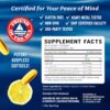 Triple Strength Omega 3 Fish Oil 3600 mg | EPA & DHA | Over 2100mg Omega-3 Fatty Acids | 1300mg EPA + 860mg DHA | Best Essential Fatty Acids | Premium Wild Caught & Burpless Fish Oil | 180 Ct