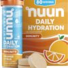 Nuun Hydration Immunity Electrolyte Tablets With 200mg Vitamin C, Orange Citrus, 5 Essential Electrolytes for Hydration, Ginger & Turmeric, Vegan, Non-GMO, 8 Pack (80 Servings)