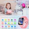 Kids Smart Watch Gift for Girls Age 3-12 Kids Watches 24 Games Touch Screen Music Player Camera Alarm Clock Calculator Flashlight 12/24 hr Educational Toys Birthday Gifts for Girls Ages 6 7 8 9 10