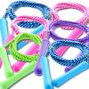 81EcTPEs8TL._AC_SL1500_.jpg GiftExpress Adjustable Size Colorful Jump Rope for Kids and Teens - Outdoor Indoor Fun Games Skipping Rope Exercise Fitness Activity and Party Favor - Assorted Colors Pack of (6)