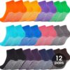 Grip Socks for Women Pilates Yoga Socks Non Slip Hospital Socks Ankle Slipper Socks 5/12 Pairs