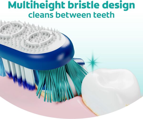Colgate 360 Whole Mouth Clean , Medium Toothbrush for Adults, 4 Pack, Packaging May Vary
