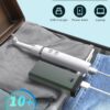 Tooth Polisher, Rechargeable Tooth Whitening Kit for Teeth Cleaning and Whitening, with 3 Tooth Polish Paste and 5 Brush Heads, LED Light, Easy to Use at-Home Personal Dental Care Kit