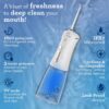 GuruNanda Advanced Water Flosser 2.0 with UV Mode & Concentrated Mouthwash Duo - Fresh Breath & Thorough Plaque Removal for a Brighter Smile