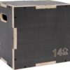3 in 1 Non-Slip Wooden Plyo Box Plyometric Box Jumping Exercise, Multiple Sizes