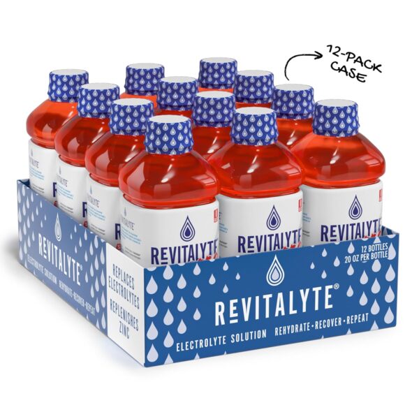 Strawberry Zero Sugar - Replenishes Electrolytes - Multi-Purpose Recovery and Electrolyte Drink - Rapid Hydration Drink - 12 Pack - 20 Ounce Bottle - Zero Sugar