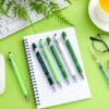 Outus 24 Pieces Mental Health Awareness Message Pens Bulk Inspirational Retractable Ballpoint Green Awareness Pens Mental Health Gifts for Nurse Office Charity Items