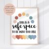 EmotionsOmega 8 Large Psychology Posters Therapy Office Decor School Counselor or Psychologist Wall Art Prints Positive Quotes Mindfulness Mental Health Bundle for Classroom Home Unframed 11x14 inch
