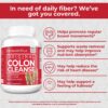 Health Plus Colon Cleanse Digestive Support | All Natural Daily Fiber for Toxin Elimination To Reduce Bloating | Supports Heart Health | 48 Ounces, 194 Servings