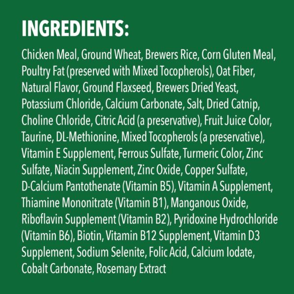 Greenies Feline Adult Natural Dental Care Cat Treats, Catnip Flavor, 9.75 oz. Tub