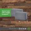 Gaiam Yoga Block - Supportive Latex-Free Eva Foam - Soft Non-Slip Surface with Beveled Edges for Yoga, Pilates, Meditation - Yoga Accessories for Stability, Balance, Deepen Stretches