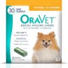 OraVet Dental Chews for Dogs, Oral Care and Hygiene Chews (Extra Small Dogs, 3.5-9 lbs.) Yellow Pouch, 30 Count