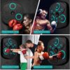 2024 New Model Smart Music Boxing Machine for Adults and Kids, Training Machine with LED Electronic Wall Mounted, Home Indoor Workout Equipment with Premium Boxing Gloves