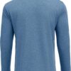 Deyeek Micro Fleece Post Shoulder Surgery Recovery Shirts For Men Chemo Port Access Shirt Snap Full Tear Away Long Sleeve