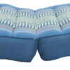 Foldable Cushion - Organic Kapok Filling, use Folded and Unfolded for Meditation, Soft Yoga Prop, Portable Cushion