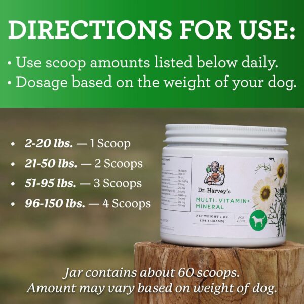 Dr. Harvey's Herbal Multi-Vitamin and Mineral Supplement for Dogs (7 Ounces)