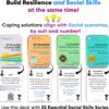 52 Essential Social Dilemmas: Skills for Kids & Teens to Thrive in Middle School - Conversation Cards Created by Teachers & Counselors for Family, Classroom, Counseling, Therapy Game (6-8 Grade)