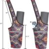 Ewedoos Yoga Mat Bag Yoga Bags with Large Size Pocket and Zipper Pocket, Fit Most Size Mats