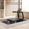ZENY Exercise Equipment Mat Treadmill Mat 8x3 ft Floor Mat High Density Fitness Gym Mat for Indoor Bike Cycling Mat,Jump Rope Mat,Elliptical Mat,Hard Floor Carpet Protection Black