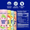 wildwonder Sparkling Probiotic Juice Drink w/Gut Health Immunity & Support 5g Fiber, Live Probiotics, Caffeine Free, Organic, Vegan, Low Sugar, 12pk 12oz, Classic Variety Pack, As Seen on Shark Tank