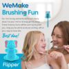 Flipper Fun Animal Turtle Toothbrush Cover – Kids Toothbrush Holder with Cover – Toothbrush Holders for Bathrooms - Suction Cup Toothbrush Holder