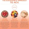TRU ACV, Apple Cider Vinegar, Organic ACV with The Mother, Improves Digestion and Skin Health, 45 Servings, 1000mg