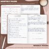 Clever Fox Self-Care Journal – Daily Reflection Notebook – Mental Health & Personal Development Planner, Meditation & Mood Log, A5 (Dark Terracotta)
